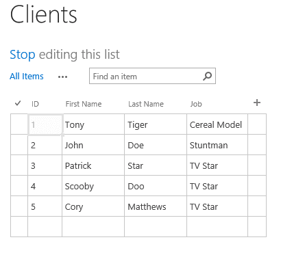 redenciales de usuario de SharePoint