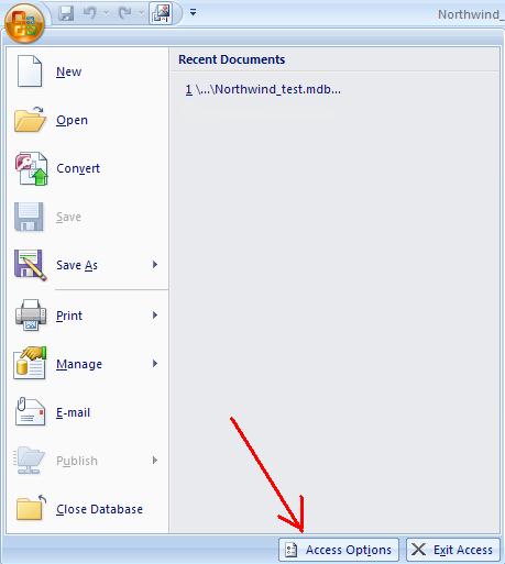 Mostrar tabla y consulta en MS-Access