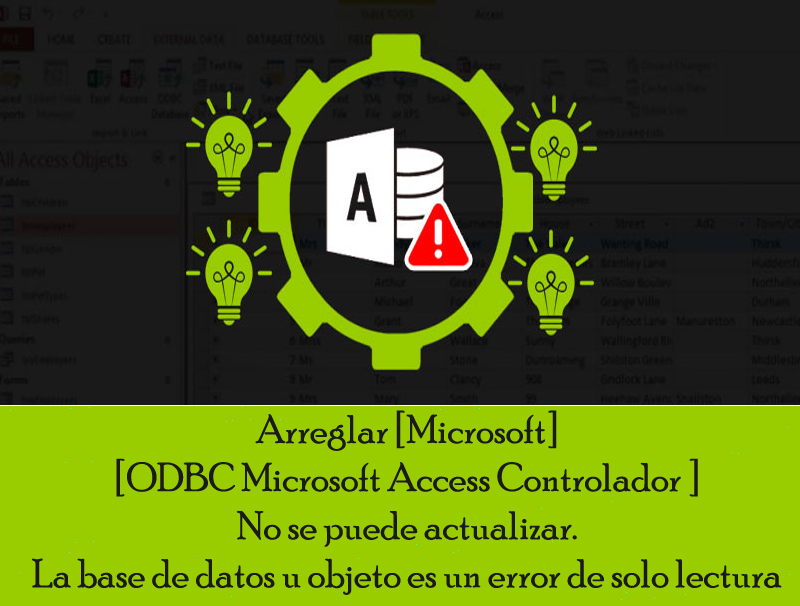 error de ODBC Microsoft Access Driver 80004005