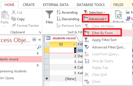 error de Access: la clave de búsqueda