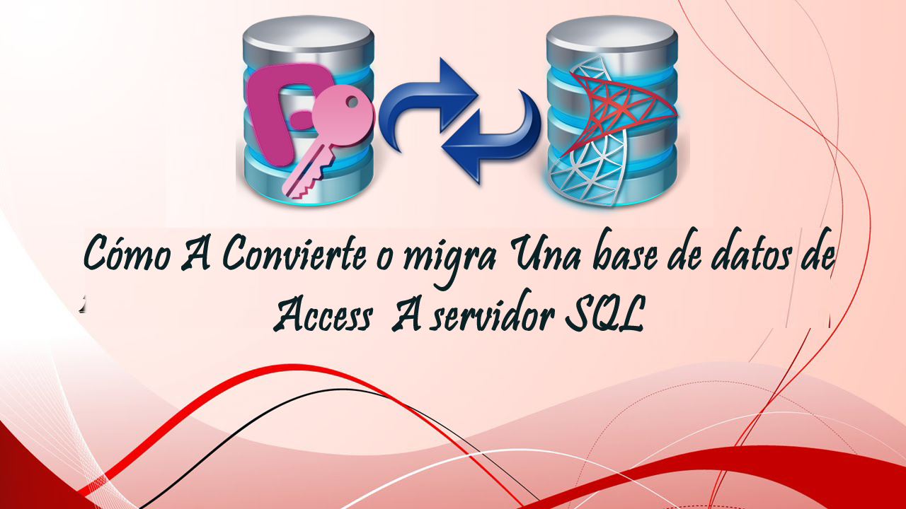 convierta la base de datos de Access a SQL Server