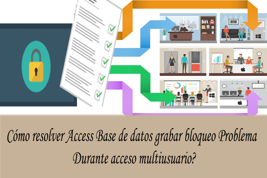 Cómo resolver Access Base de datos grabar bloqueo Problema Durante acceso multiusuario?