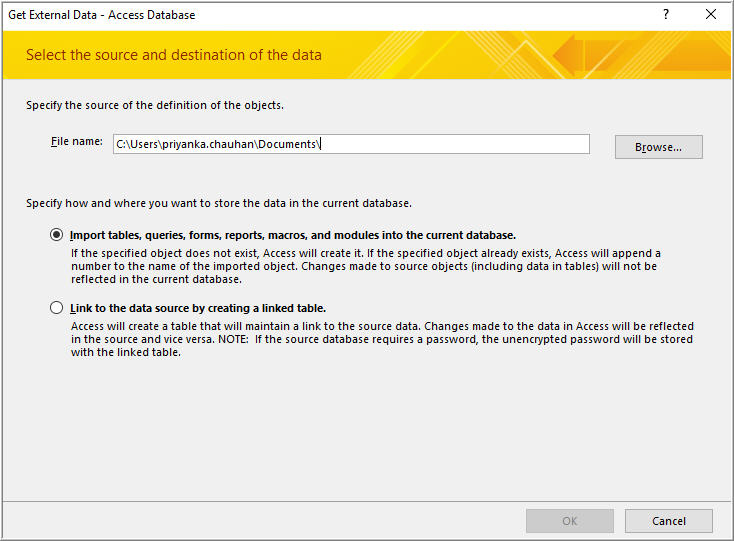reparar el error de Microsoft Access 7856