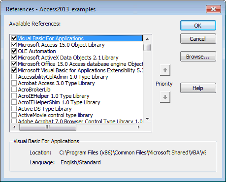 Access La expresión al cargar ingresó como error de propiedad