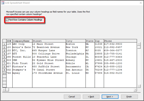 importar datos de Excel a Access