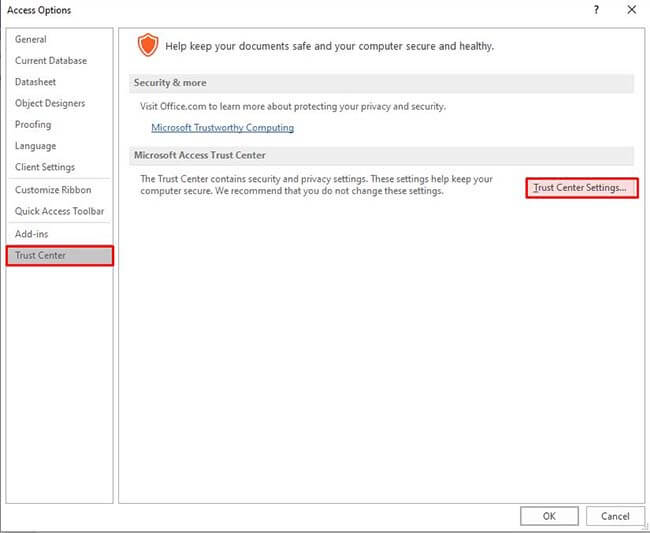 problemas con el Asistente de MS Access