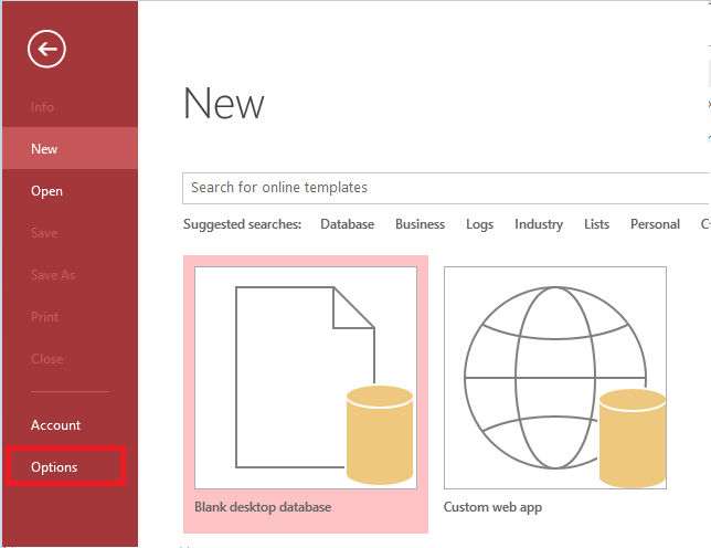problemas con el Asistente de MS Access