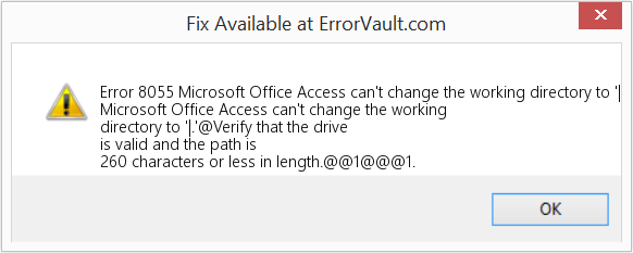 Access Can’t Change the Working Directory Error