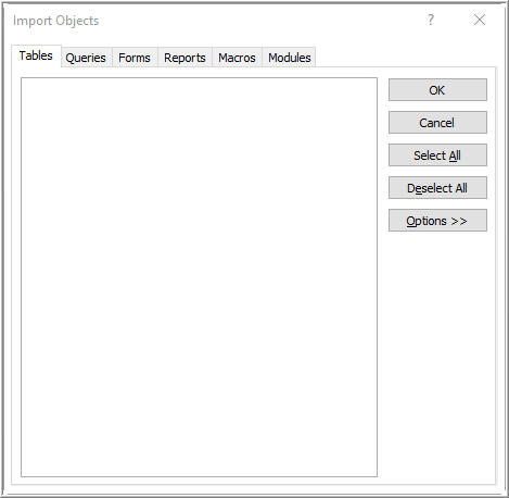 problemas de Microsoft Access que no responde